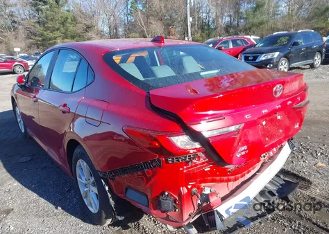 2025 Toyota Camry Le из США, поврежденный, VIN 4T1DBADK3SU016360